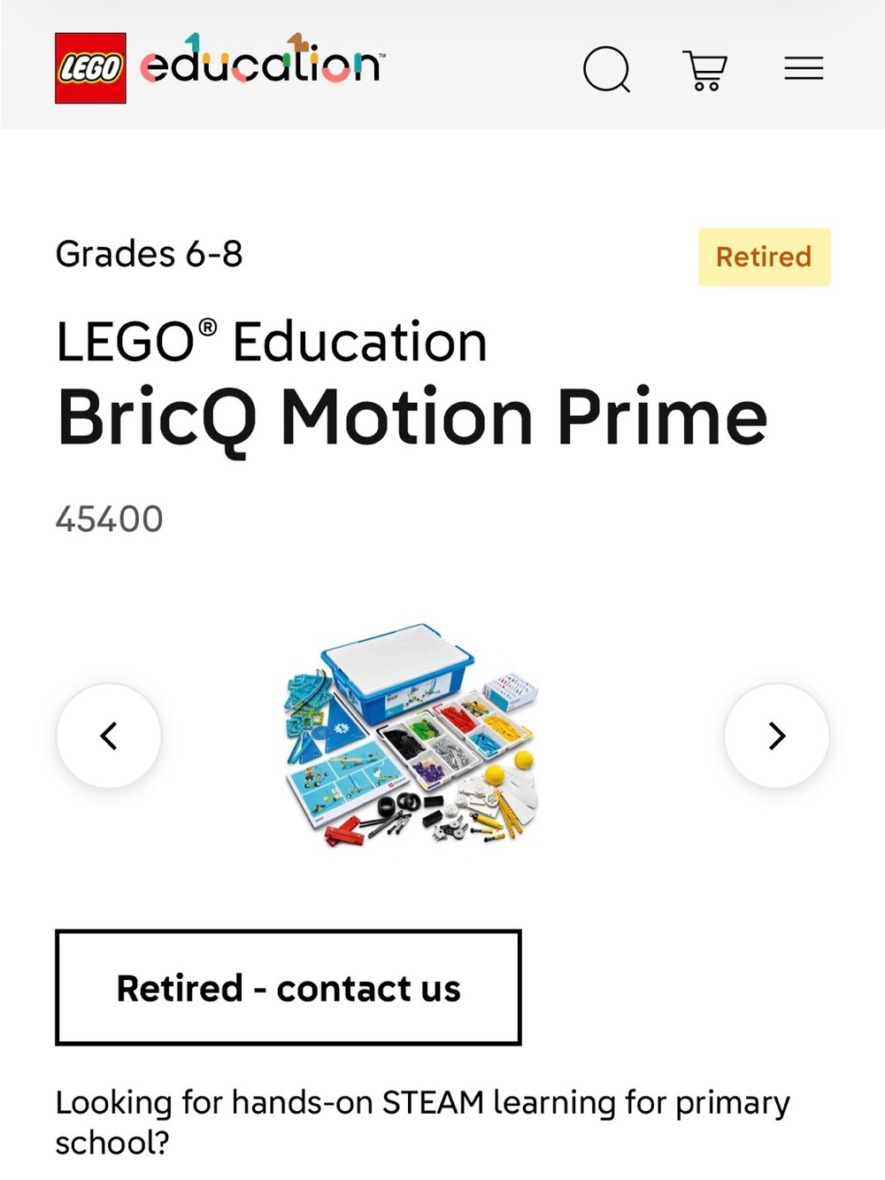 BRAND NEW - Lego BricQ Motion Prime - Lego Education